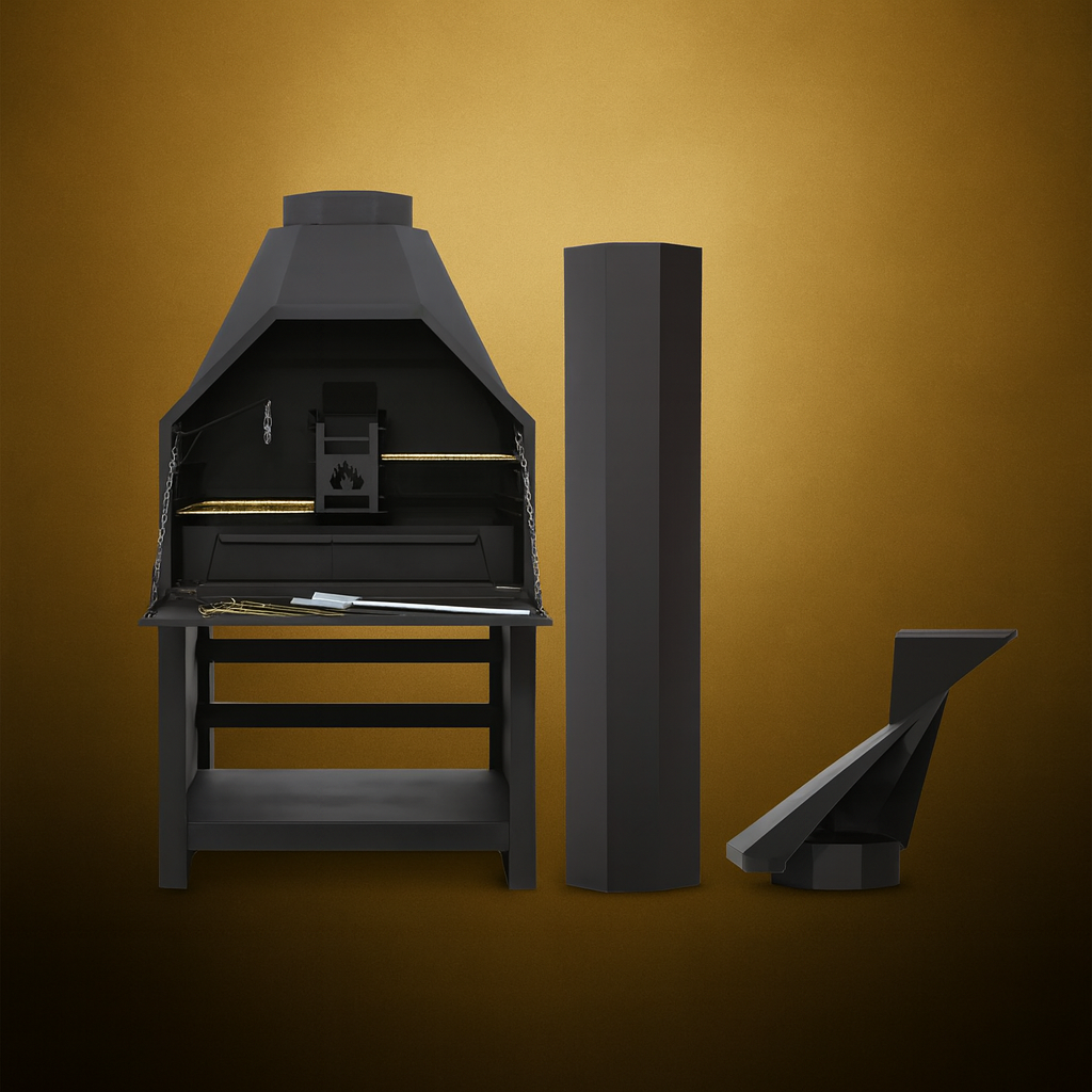 1000MM SUPER DELUXE FREESTANDING BRAAI